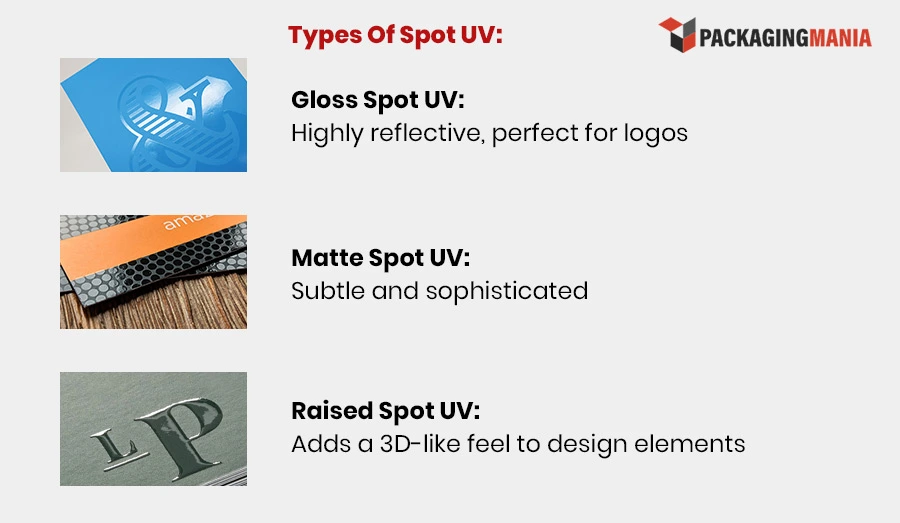 Types of Spot UV
