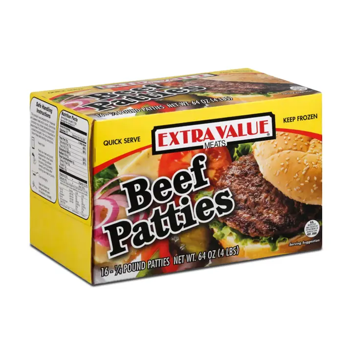 Custom Burger Patty Boxes