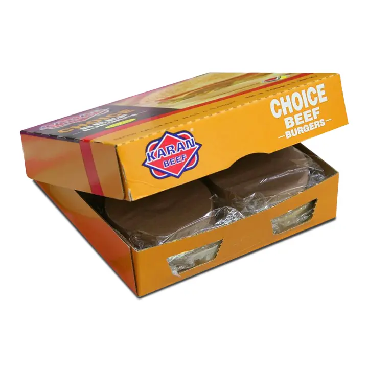 Custom Burger Patty Boxes