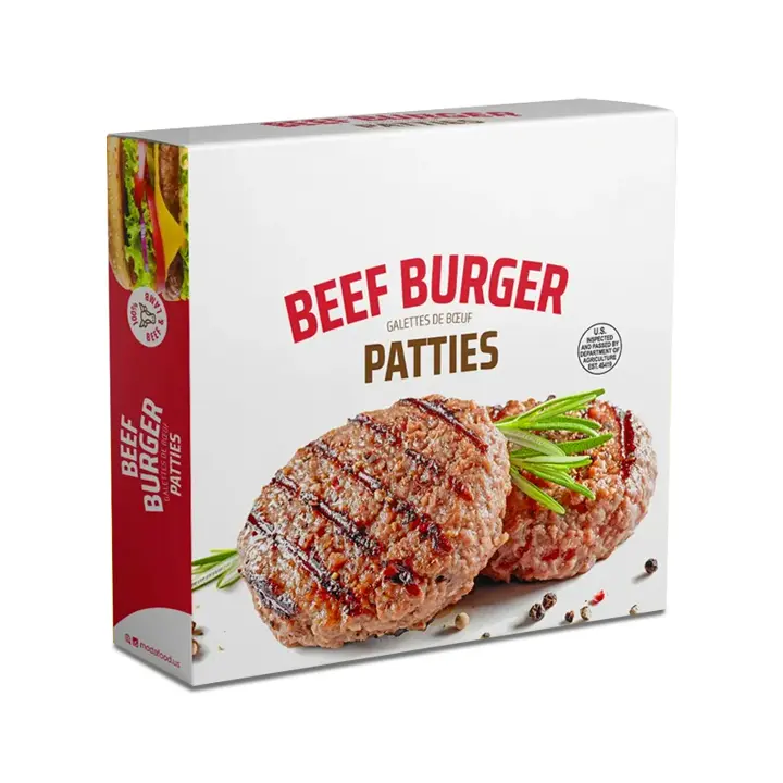 Custom Burger Patty Boxes