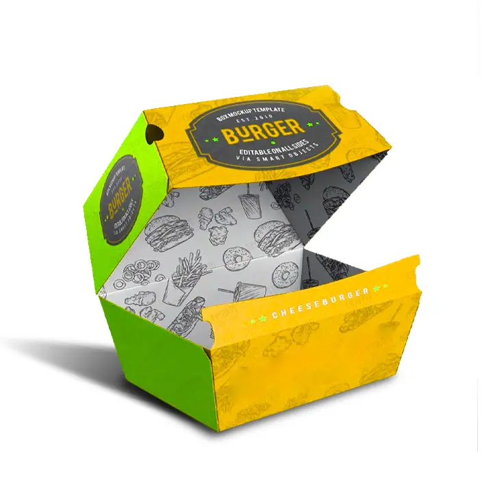 Custom Hamburger Boxes
