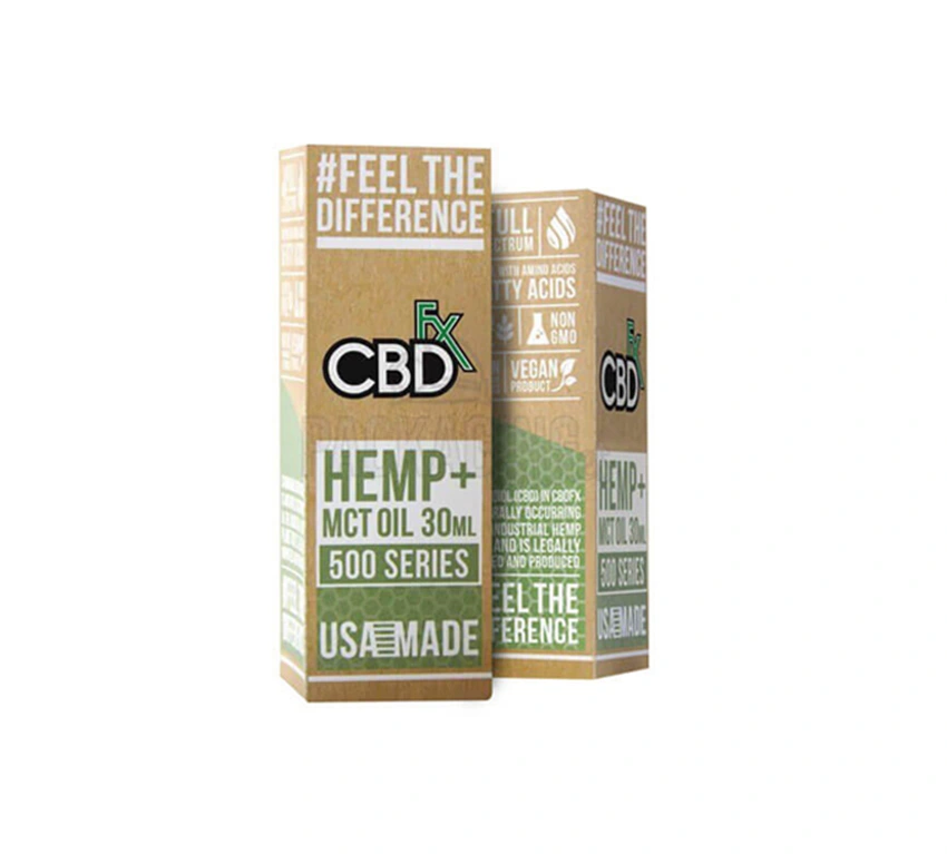 Custom Kraft Hemp Oil Boxes